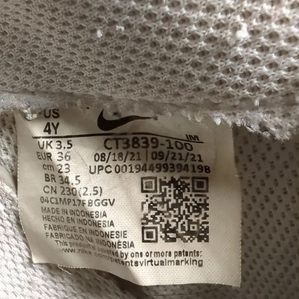 Nike Kids Air Force 1 Youth Sneakers Size 4Y